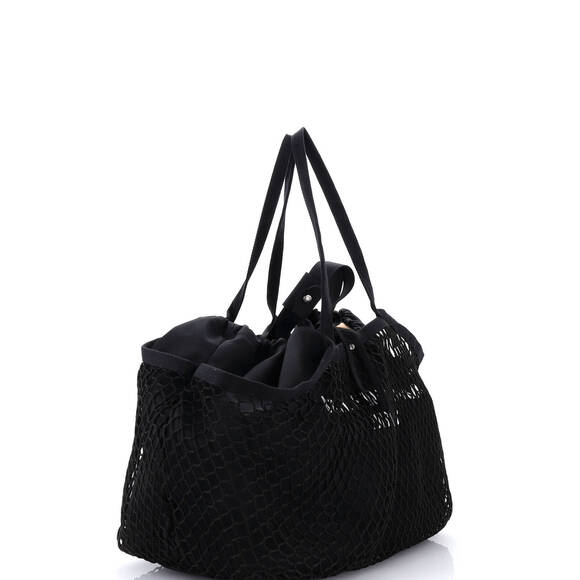 Balenciaga Medium 24/7 Drawstring Tote Mesh and Canvas - Picture 3 of 6